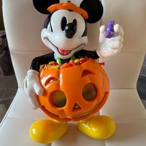 Mickey Mouse Halloween Popcorn Bucket with Orange Pumpkin MNSS 2024